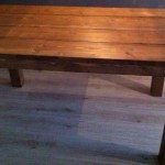 Houten tafel